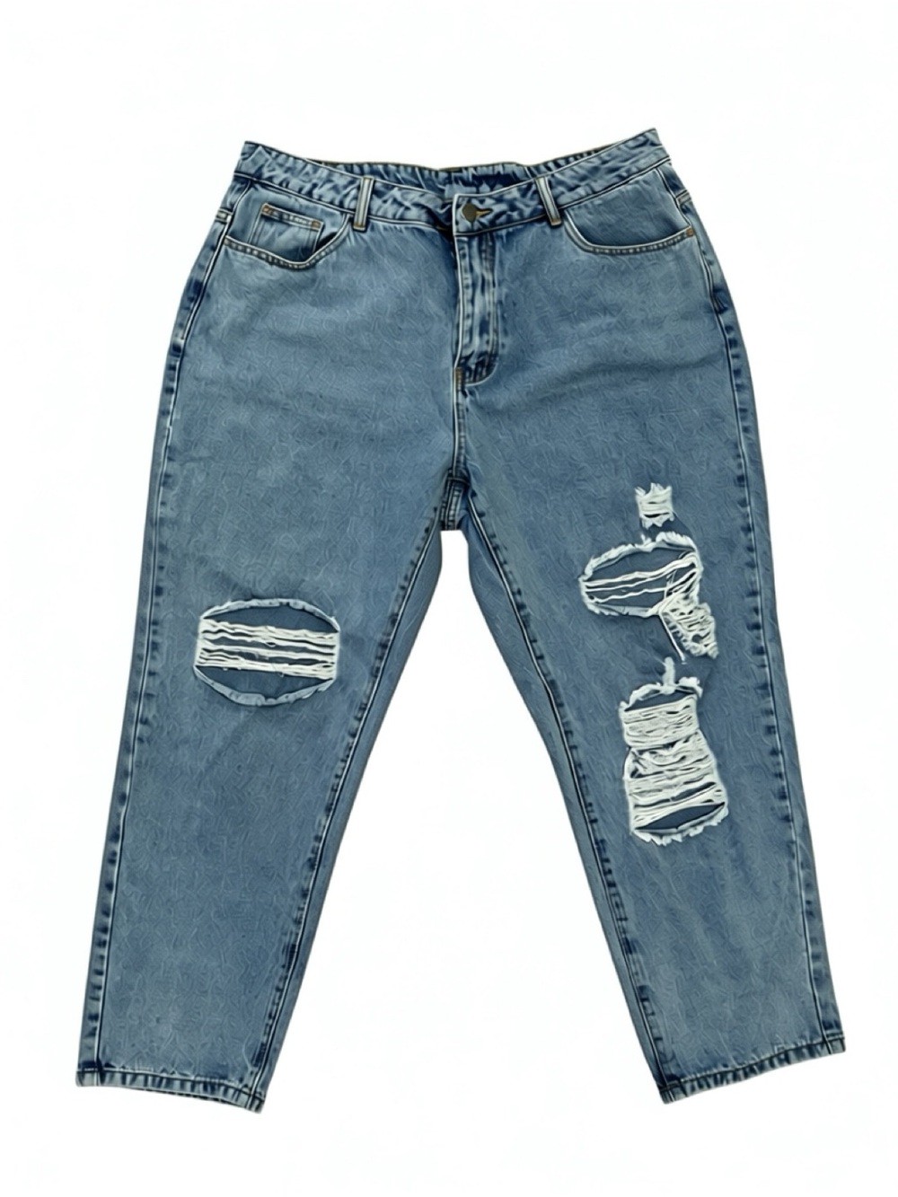 SHEIN Curve Light Blue Denim Jeans 1x (Size 14-16)
